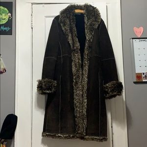 A heavy luxurious jacket, great condition.